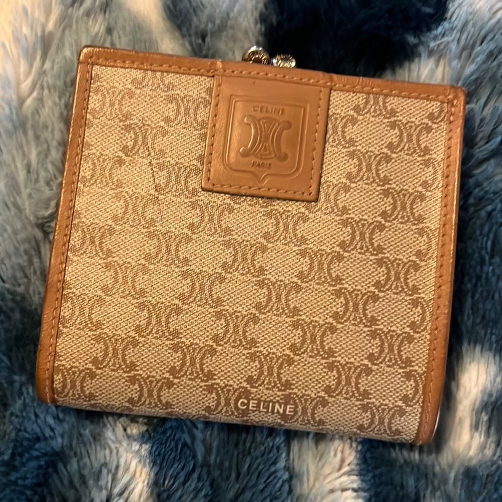 Celine kiss lock wallet